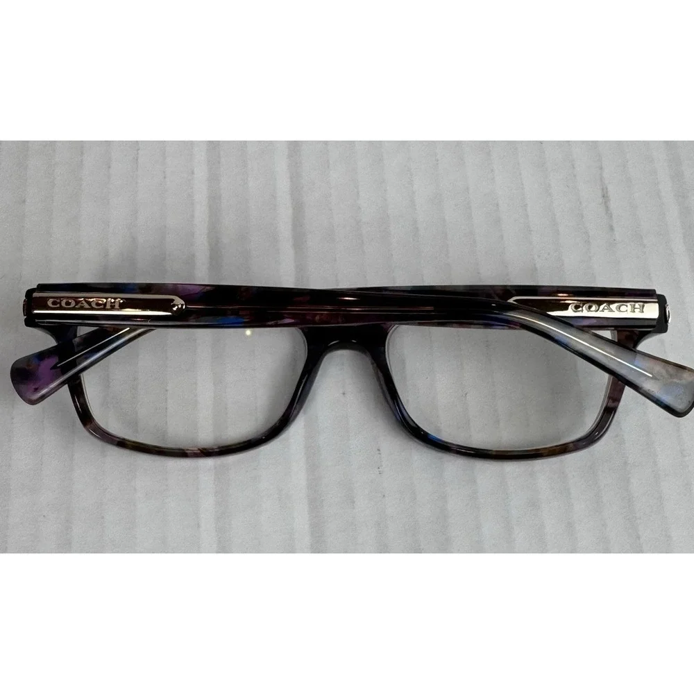 COACH HC 6065 5288 CONFETTI PURPLE GOLD AUTHENTIC FRAMES EYEGLASSES 51-17 K1